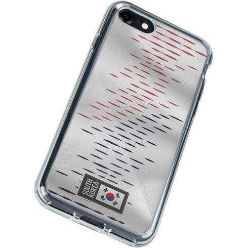 South Korea Soccer Flag iPhone SE (2nd & 3rd Gen) Clear Case